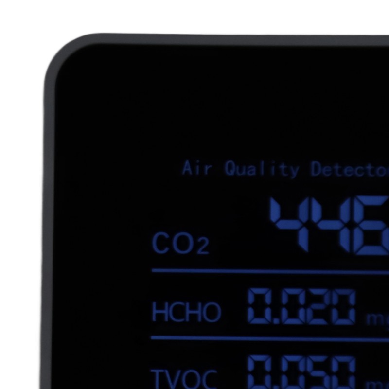 CO2 Detector Portable Battery Operated Carbon Dioxide HCHO TVOC Temp