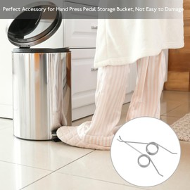 BESPORTBLE 2pcs Torsional Spring for Trash Can Lid Replacement Springs for Garbage Can Repair Small Torsional Springs for Trash Can Lid and Replacement Parts