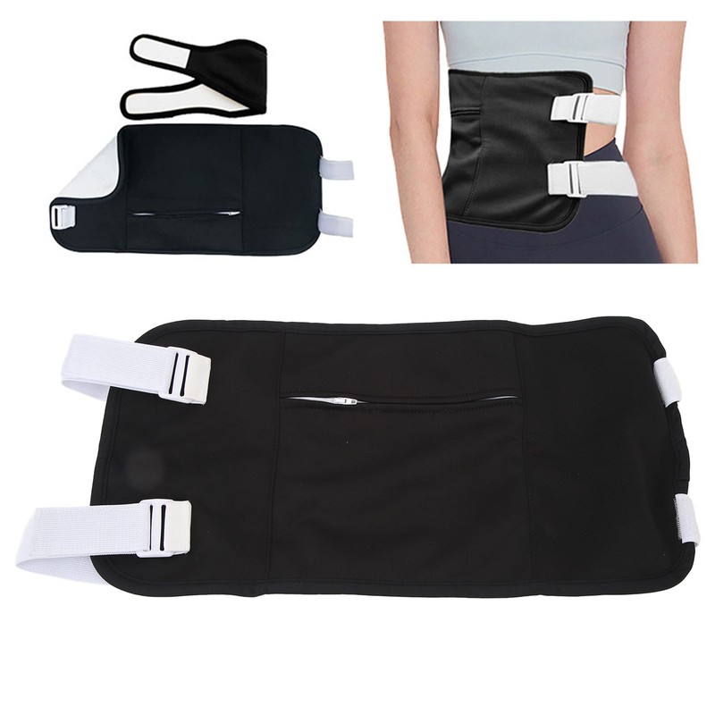 Reusable Castor Oil Pack Leakproof Adjustable Essential Oil Compression Wrap