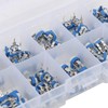 100Pcs Variable Resistor Trimmer Potentiometer Pot Electronic Component RM065 Blue