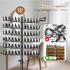 Braiding Hair Rack Standing Extension Holder Hanger, 144 Pegs Divider