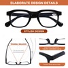 AQWANO Reading Glasses Blue Light Blocking for Women Men, Computer