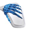 Pairs of Distinctive Skull Skeleton Hand 8mm 10mm Rearview Side