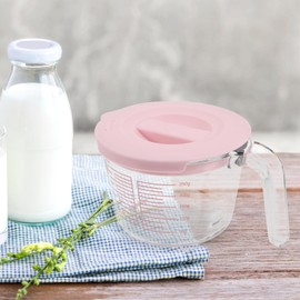Mobestech Multi Function Heat Resistant Measuring Cup with Graduated Surface Capacity Liquid Container for Baking Cooking and Milk Shakes for Home and Kitchen Use