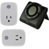 GE 15435 Indoor Wireless Timer System w/ 2 Grounded Outlets