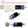 Brushless DC Speed Reduction Motor Electric Metal Gear 36MM High