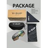 V-SUP Outdoor Lightweight Sport Sunglasses TR90 with Shield Lens (Black