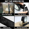 BOMEI PACK Heavy Duty Black Duct Tape, Multi-Use Easy Tear