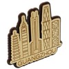 Printtoo Souvenir Home Decor Guangzhou China Engraved Wooden Fridge Magnet