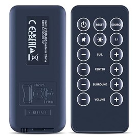 TCNOUMT Replacement Remote Control Compatible with Gaming X Trust GXT 658 Tytan 5.1 Surround Speaker System