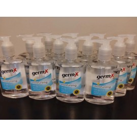 Germ-X LOT OF 12 bottles Germ-X Moisturizing Hand Sanitizer 8 oz with Pump