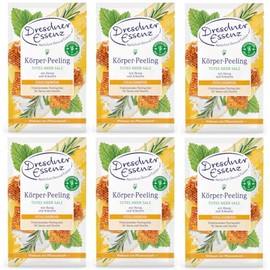 Dresdner Essenz Dead Sea Salt Peeling Honey / Herbs 6 x 50 g Pack of 6
