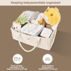 I IHAYNER Baby Diaper Caddy Basket – Baby Shower Caddy