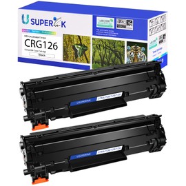 USUPERINK Compatible Toner Cartridge Replacement for Canon 126 CRG126 3483B001 Black to use with ImageClass LBP6200d LBP6230dw LBP6230dn LBP6200 LBP6230 Series Printers (Black, 2-Pack)