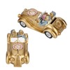 Old Couple Resin Grandma and Grandpa Car Model Saving Pot