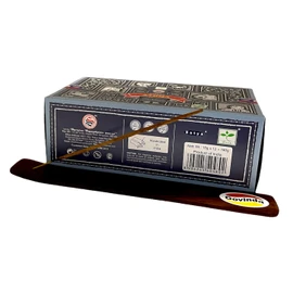 Govinda Incense Stick Holder Bundle with Satya Bangalore (BNG) Super Hit Athma Incense Sticks - 12 Boxes x 15 Grams
