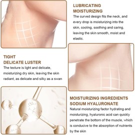 Mascarilla Cuello, Mascarilla Antienvejecimiento de Colágeno para el Cuello, Neck Firming Mask Almohadillas Antiarrugas para el Cuello, Mascarilla para el Cuello para el Cuidado del Cuello, Hidratante