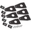 MaXpeedingrods 6Pcs Universal Car Roof Rack Gutter Mounts Kit Weld