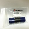Topways® Electronix erweiterbarer Gartenschlauch Stecker und Buchse Adapter Verbindungsstück Blau