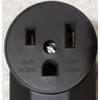 6-50R Surface Mount Straight Blade Receptacle - 50amp - 250
