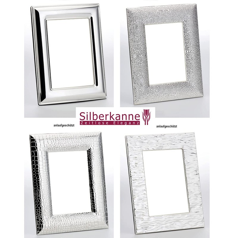 SILBERKANNE Picture Frame Hammer Look 13 x 18 cm Premium