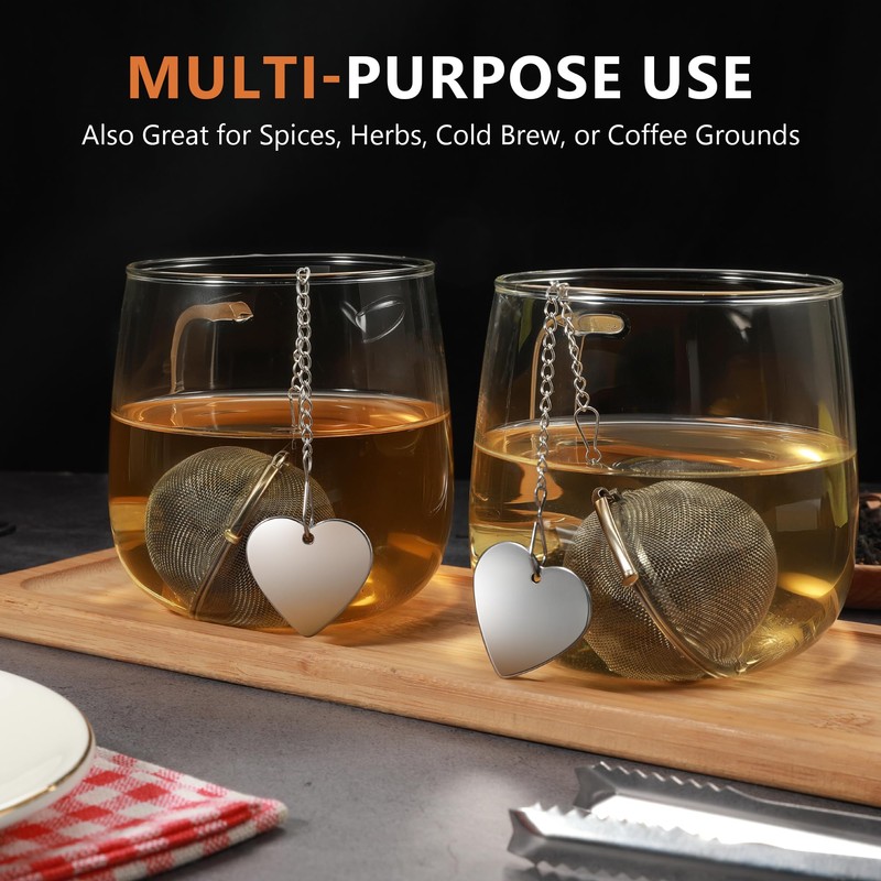 Tea Infuser for Loose Leaf Tea 2 Pack – 2"