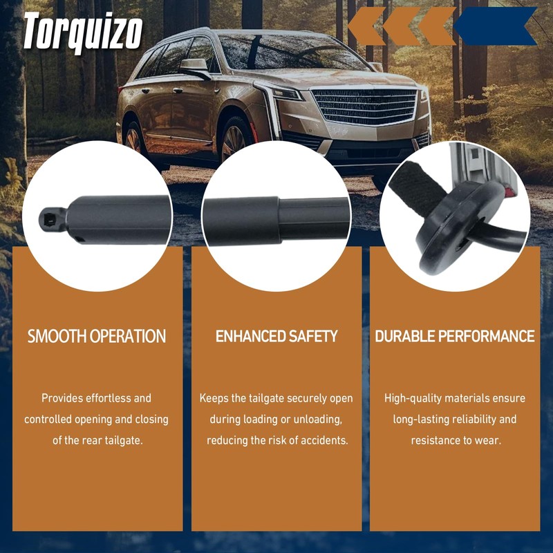 Torquizo 2Pcs Rear Left Right Tailgate Power Lift Support for