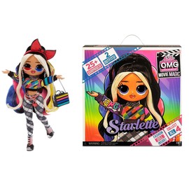 L.O.L. Surprise! OMG Movie Magic Starlette Fashion Doll with 25 Surprises Including 2 Outfits, 3D Glasses, Accessories, Reusable Playset– Gift for Kids, Toys for Girls Boys Ages 4 5 6 7+ Years Old