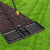 Lawn Leveling Rake, 5 FT Yard Leveler with 30 x