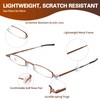 I-Mag Mini Metal Spring Hinge Reading Glasses with Slide Open