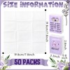 Harloon 50 Pack Christian Facial Pocket Tissues Purple Butterfly Travel