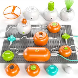 SNAEN Circuits for Kids 4-8 8-12 - Science Kits for Kids Age 5-7 8-10, Over 100 Projects, 31 Parts, Electronics Exploration Educational Gifts for Kid Boy Girl Ages 3 4 5 6 7 8 9 10 11 12