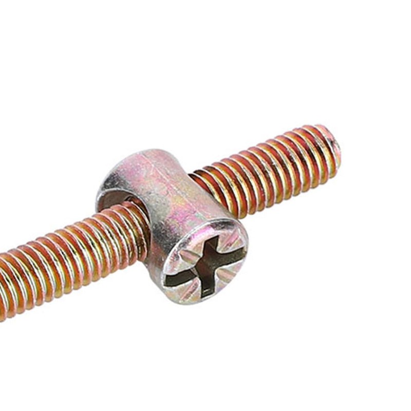 Luatoxry M6 x 80mm Bunk Bed Replacement Hardware, 10Pcs Nuts