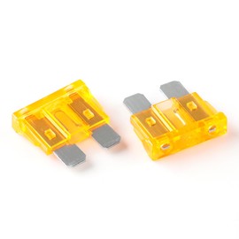 (25Pcs) 5 Amp Standard Car Fuses, 5A Automotive Fuse(ATO/ATC), Blade Fuse for Car/RV/Truck/SUV/Motorcycle/Boat