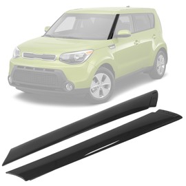 DIMEANI Windshield Pillar Trim Molding Compatible with Kia Soul 2014 2015 2016 2017 2018 2019 A Pillar Window Trim Driver&Passenger Side Replace 86170-B2000 86180-B2000 86170B2000 86180B2000