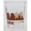New York City Sunset Skyline Shot Glass