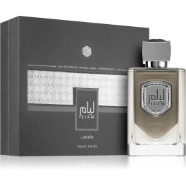 Lattafa Liam Grey by Lattafa Eau de Parfum Spray, 3.4oz Perfume Spray
