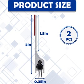 Gisafai 2 Pcs 36 Inches Metal Door Draft Stopper, Door Sweep, Mouse Stopper, Mice Seal Strip, Aluminum, Noise Blocker, Keep Rodents and Pests Out, Enhanced Weather Sealing, Easy to Install, Black