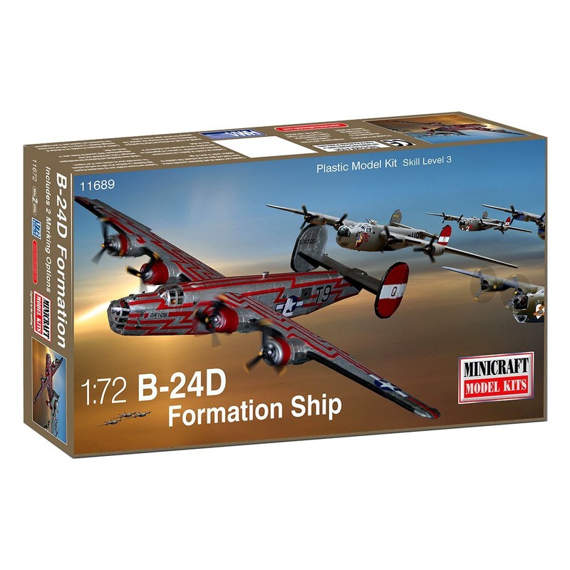 Minicraft B-24D USAAF Formation Ship Model Kit (1/72 Scale)
