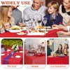 XHDA 6 Pack Red Party Table Cloth 54" x 108",