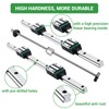 SBRRAIL Linear Guide Rail 2PCS HGR20 900mm 4PCS HGH20CA Slider