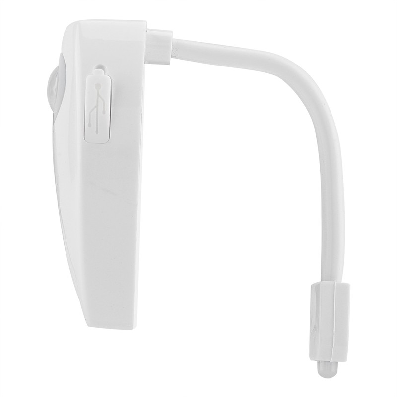 Rechargeable Toilet LED Motion Induction Bathroom Night Light Sensor with