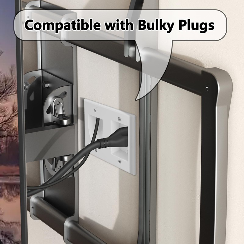 in Wall Cable Management Kit for Wall,Hide Cords Wall Mounted