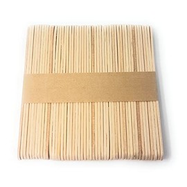Wooden Lolly Sticks [Plain, Pack of 50]