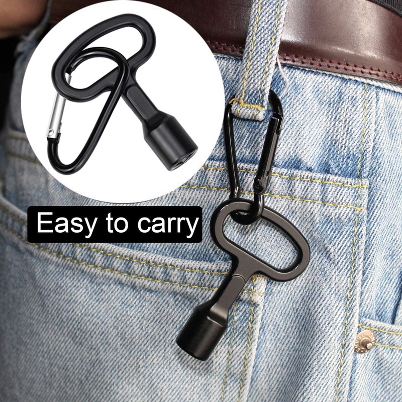 Srup Set of 4 9 mm Metal Triangle Keys, Triangle