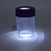 Magnifying Viewing Jar Multifunction Waterproof Magnifying Glass Storage Jar with