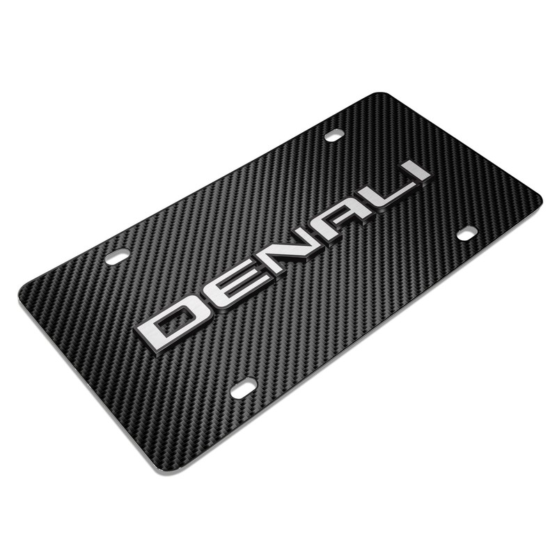 iPick Image for GMC Denali 3D Logo on Black Carbon