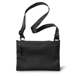 [ASOBOZE] [aso] TOFTSACOCHE Tuft Sacoche Sacoche water-resistant Body Bag One Shoulder Shoulder Bag Gadget Approx. 10.4 x 7.3 x 0.98 inches (265 x 185 x 25 mm) tf-v322-01-p, Black