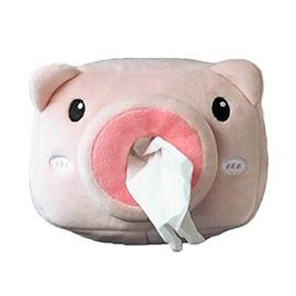 POCHY Car Tissue Box,Cute Napkin Tissue Dispenser for Car Backseat - Travel Accessories, Facial Tissues Organizer for Most Cars, SUVs, Trucks, Car Accessories