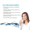 EcoAqua EFF-6017A Ice & Water Refrigerator Filter to fit Fisher